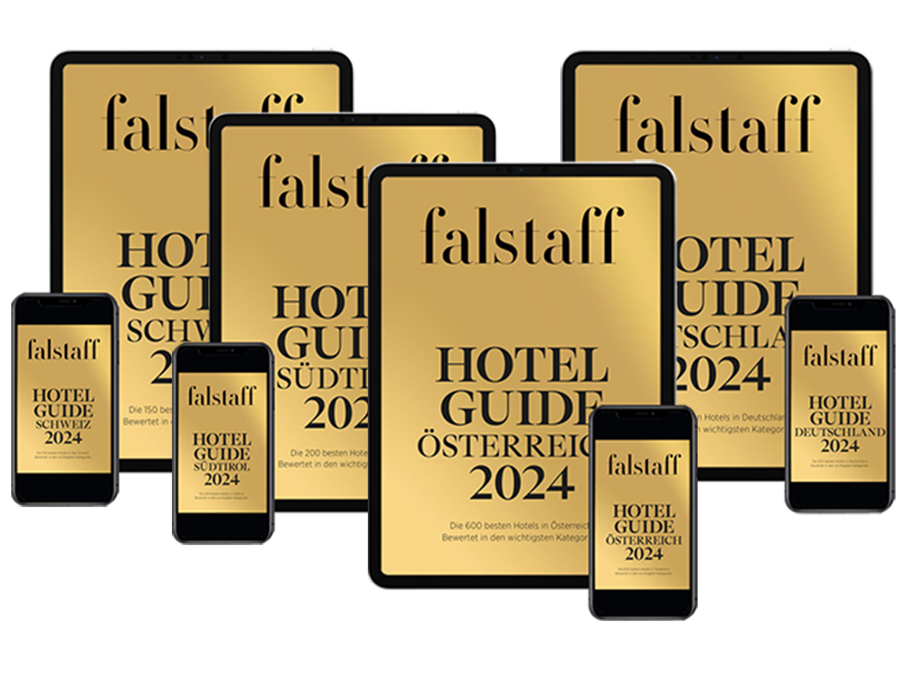 2 x FALSTAFF TRAVEL MAGAZIN & FALSTAFF HOTEL GUIDE (4676161830957)